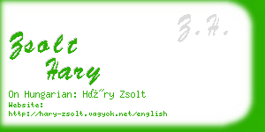 zsolt hary business card